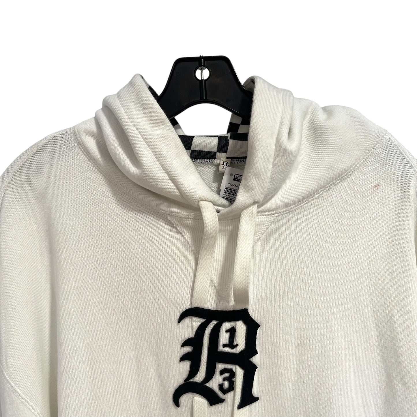 R13 White Logo Hoody Men Med