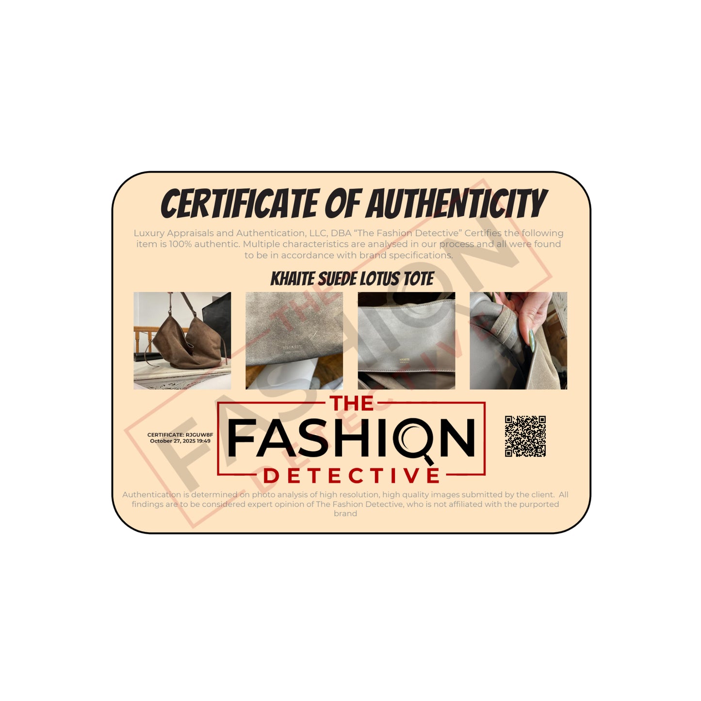 Khaite Lotus Beige Bag