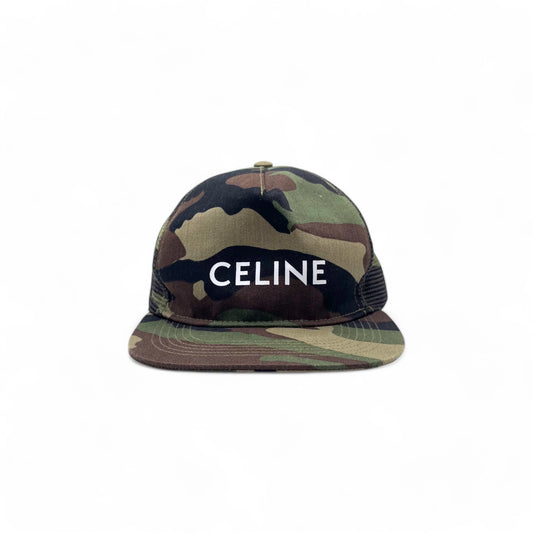 Celine Logo Camo B.B. Hat L