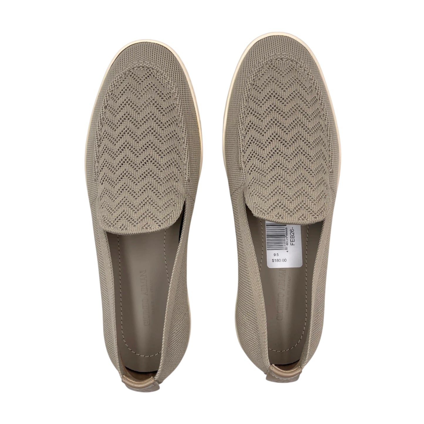 Giorgio Armani Knit Slip-On Snkr
