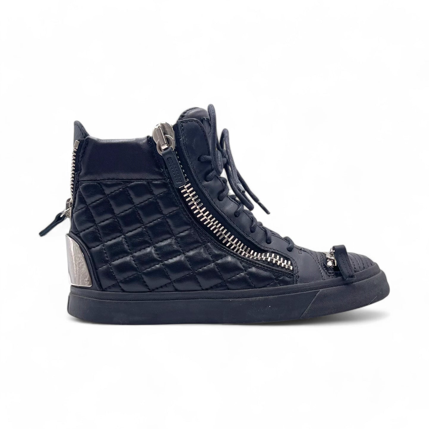 Giuseppe Quilt Zip Hi Snkr Wom