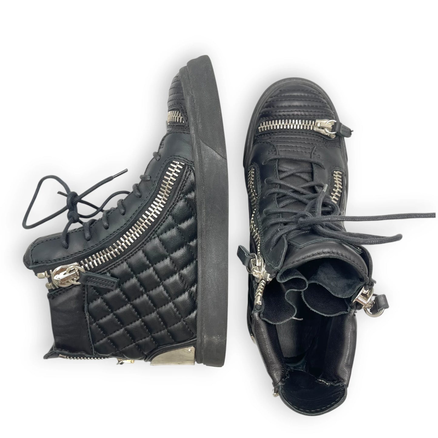 Giuseppe Quilt Zip Hi Snkr Wom