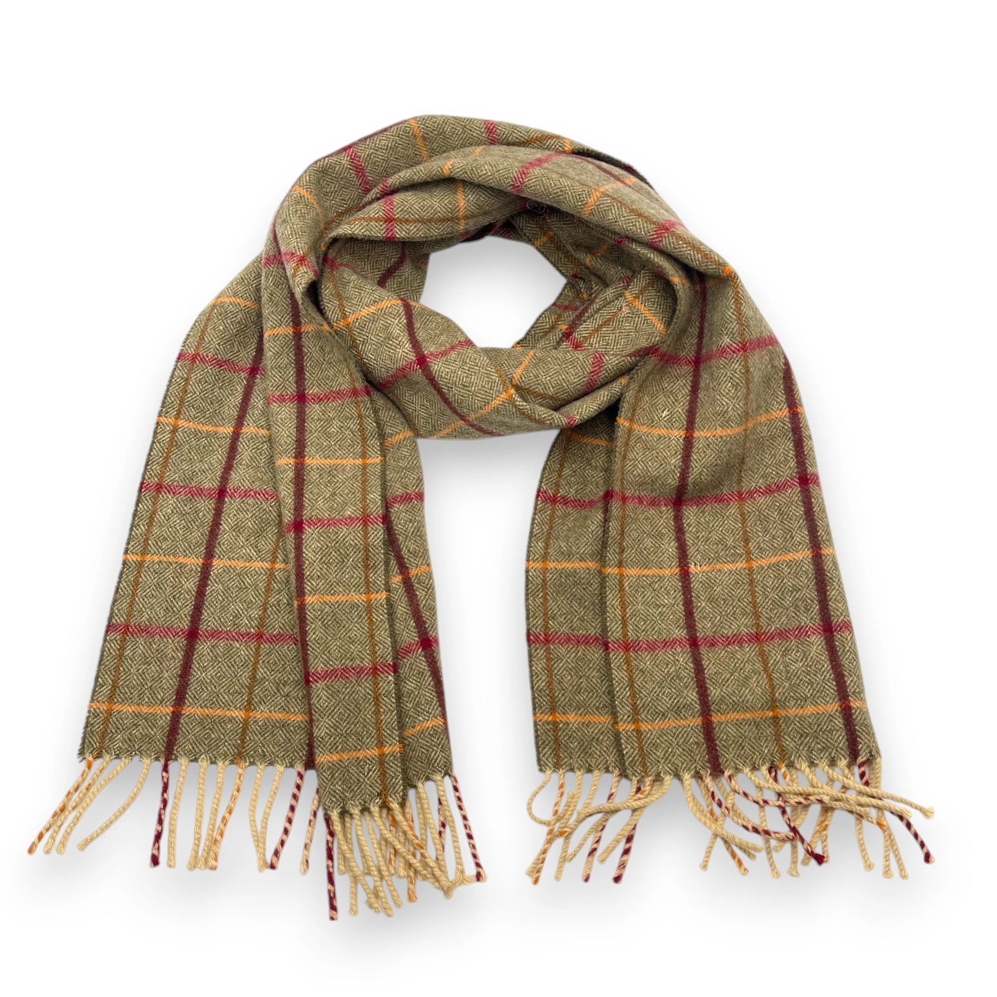 Burberry Brown Check Scarf