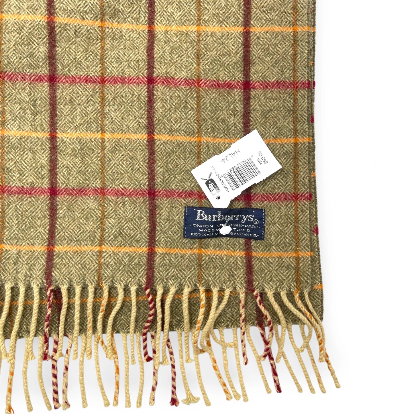 Burberry Brown Check Scarf