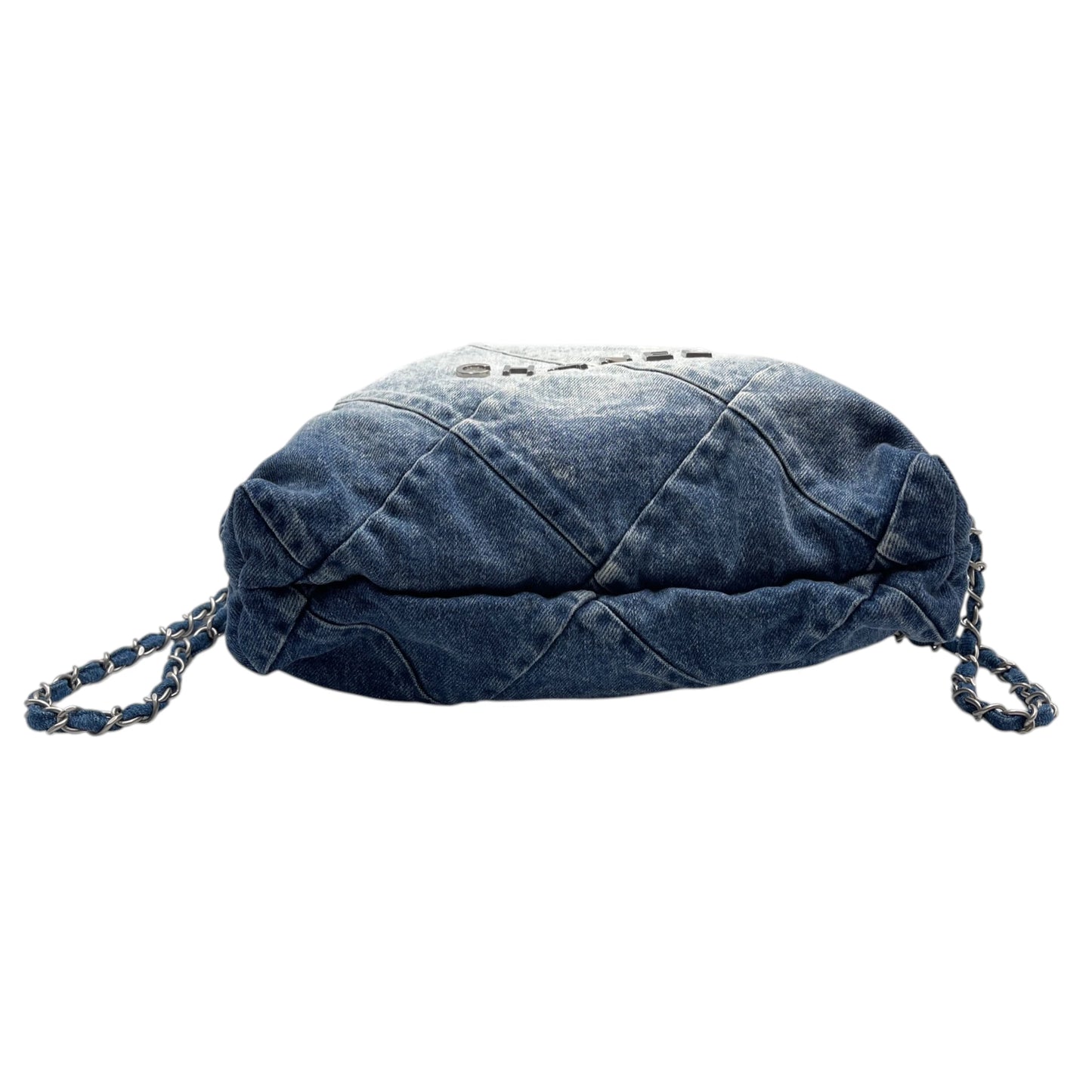 Chanel 22 Quilted Denim Backpack