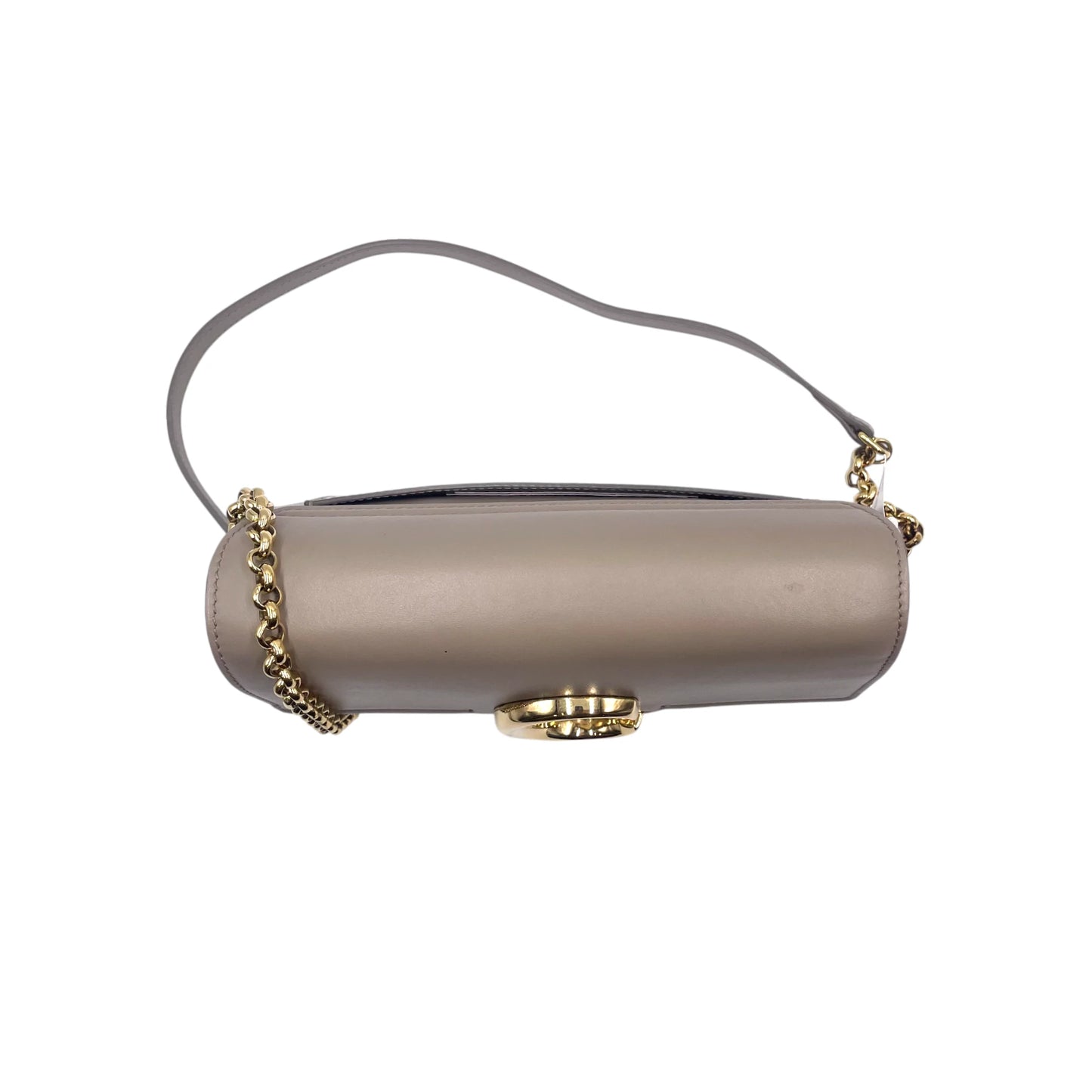 Chloé Calfskin Suede C Clutch Shoulder Bag
