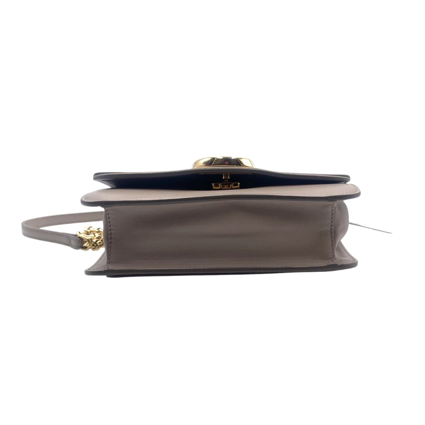 Chloé Calfskin Suede C Clutch Shoulder Bag