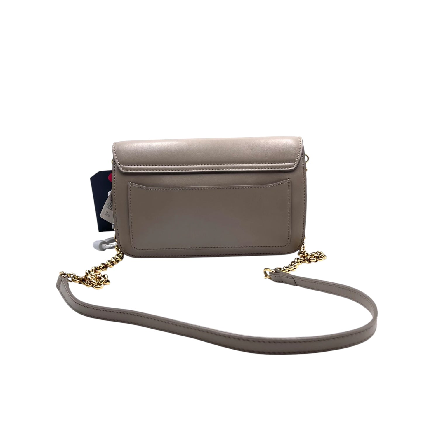 Chloé Calfskin Suede C Clutch Shoulder Bag