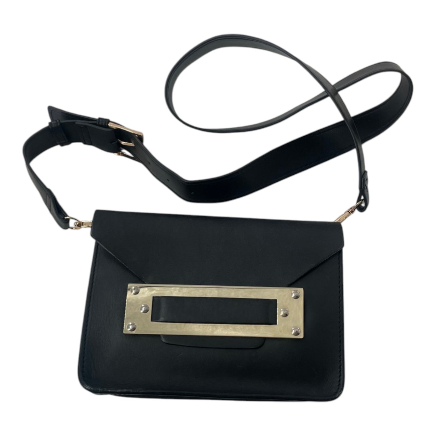 Sophie Hulme Black Square Crossbody