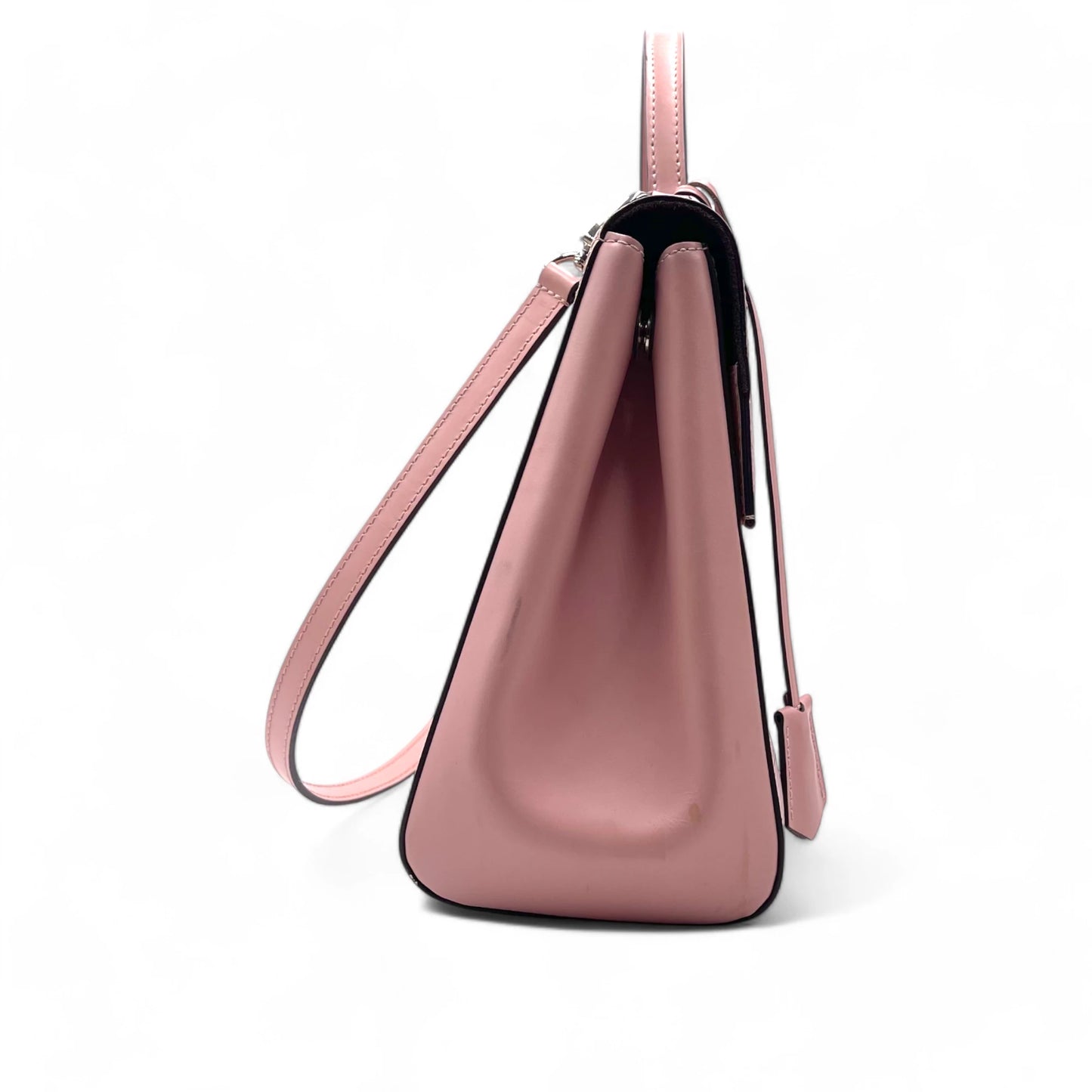 L.V. Pink Epi Leather Flap Bag