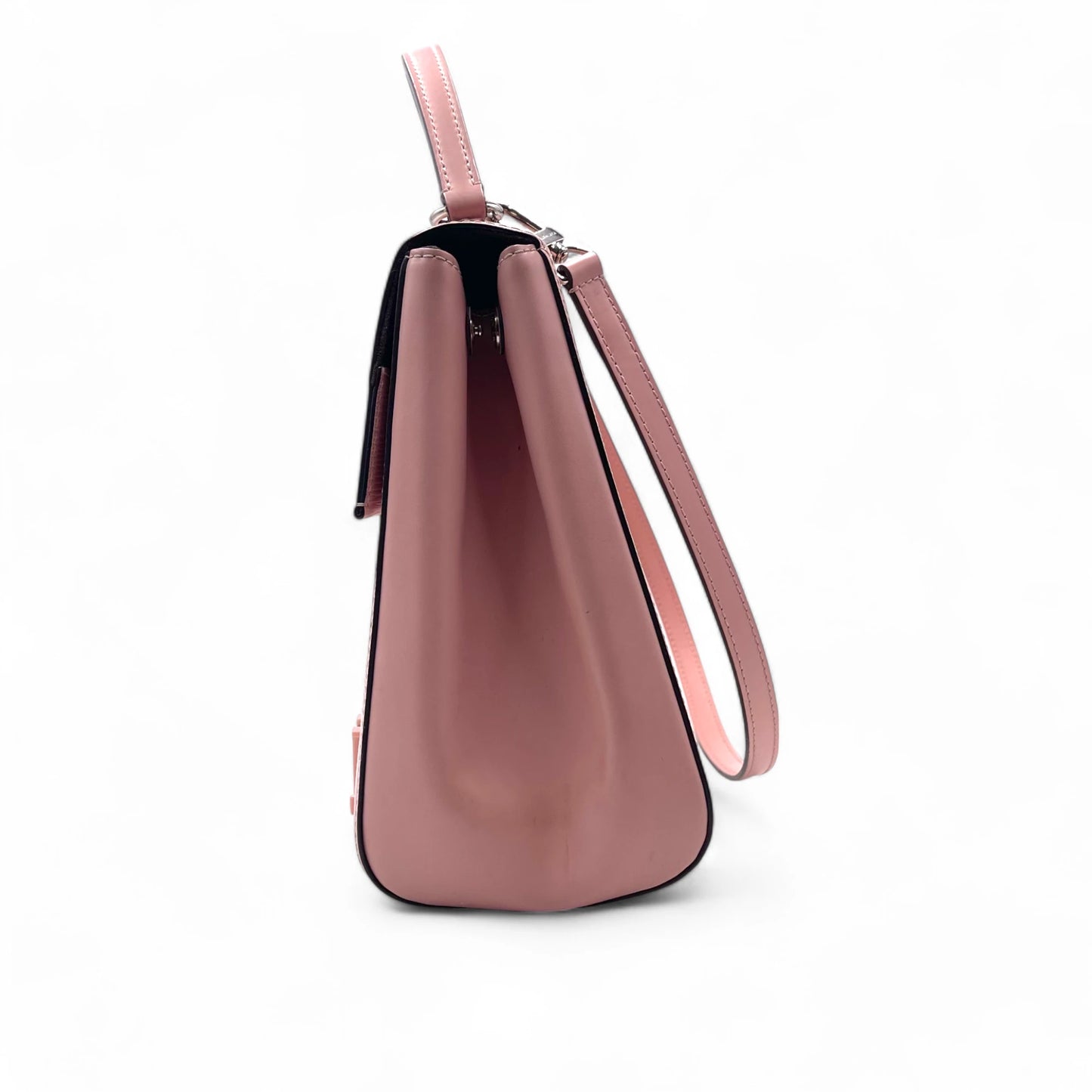 L.V. Pink Epi Leather Flap Bag