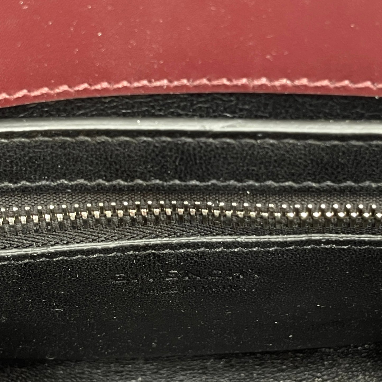 Givenchy Mini Horizon Burgundy Crossbody Tote