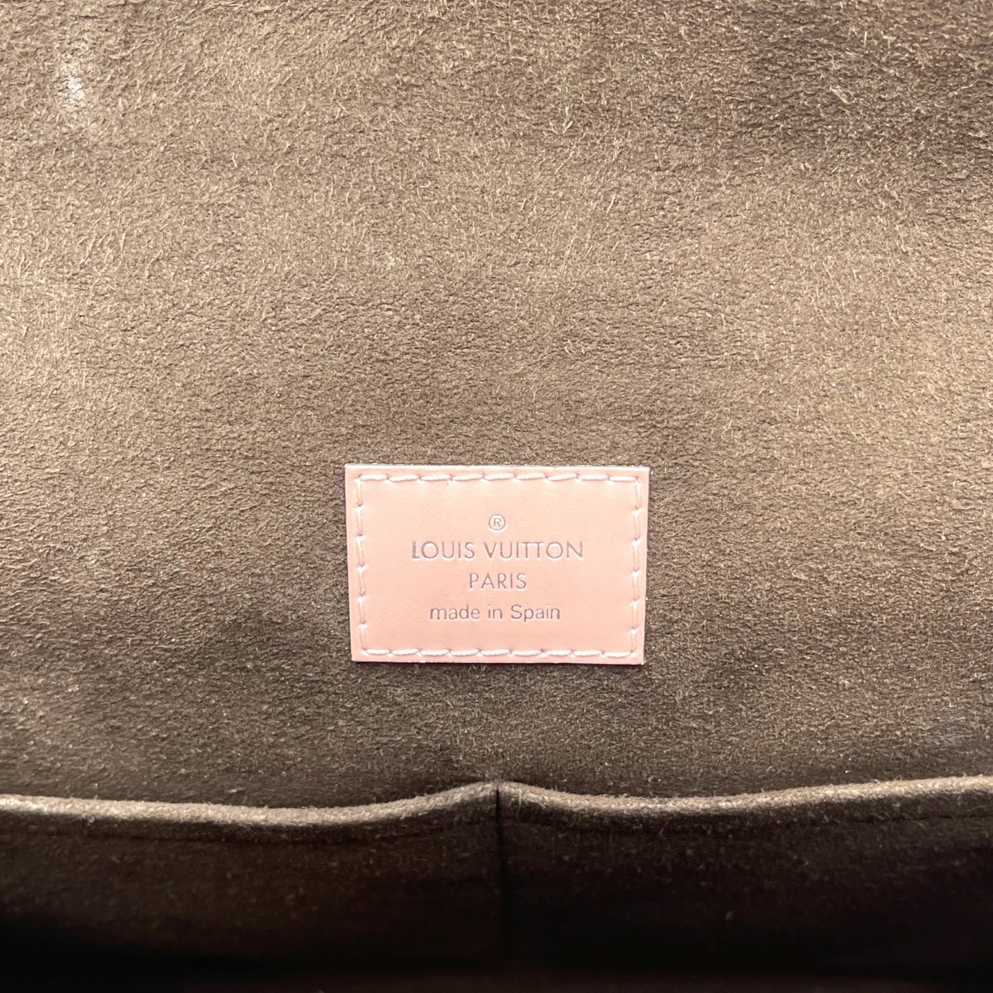 L.V. Pink Epi Leather Flap Bag