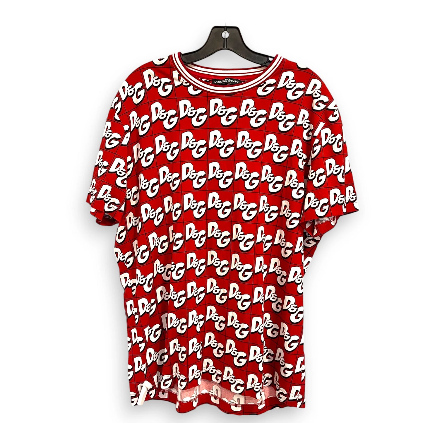 D&G Red AllOver Logo Icon T Sz56