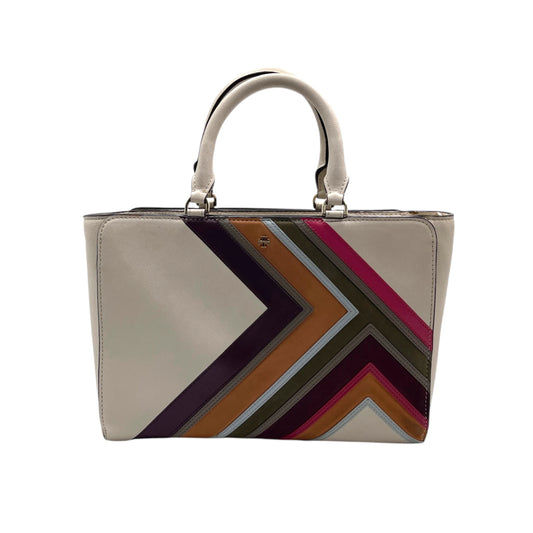 Tory Burch Multi-Stripe Zip Tote