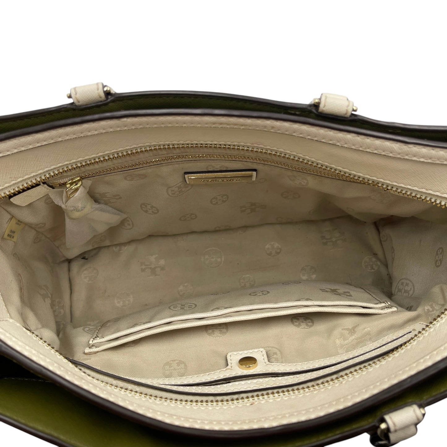 Tory Burch Multi-Stripe Zip Tote