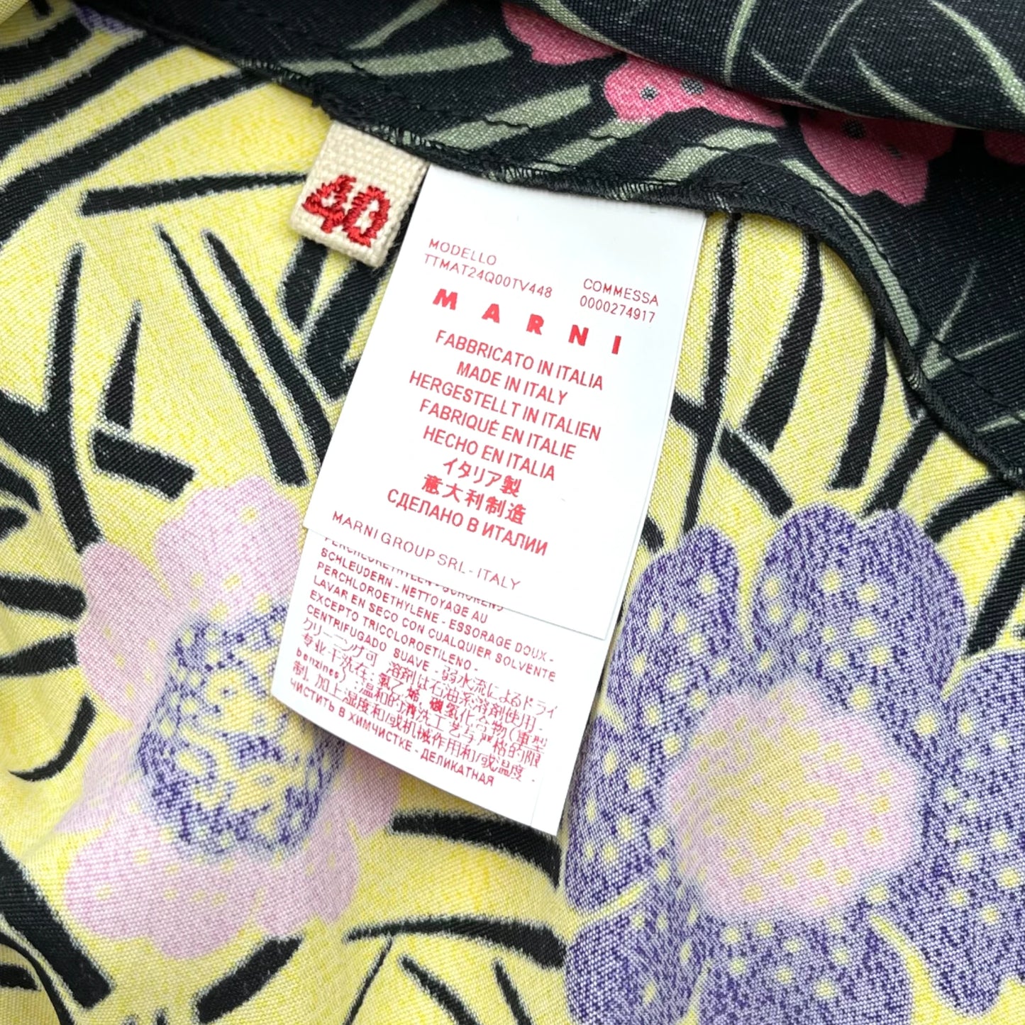 Marni Multicolor Floral Dress - 40