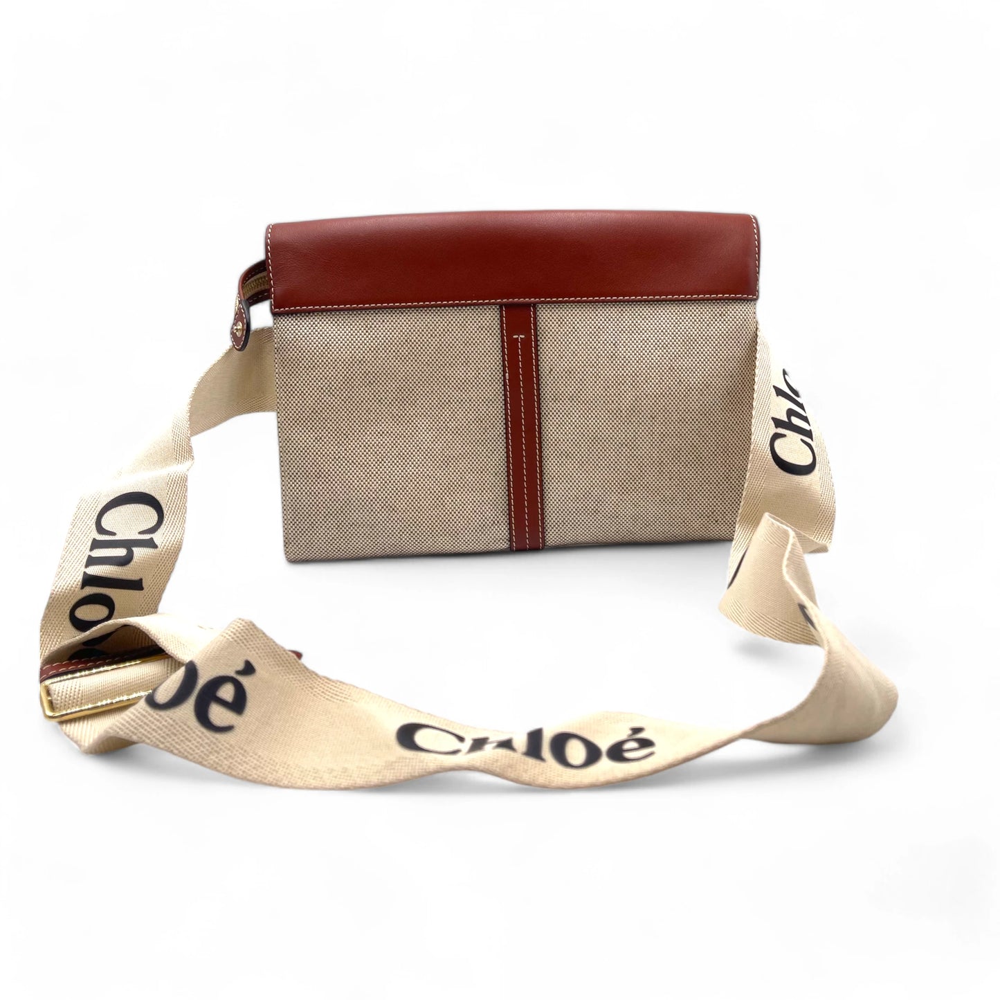 Chloe Woody Canvas Belt Bag