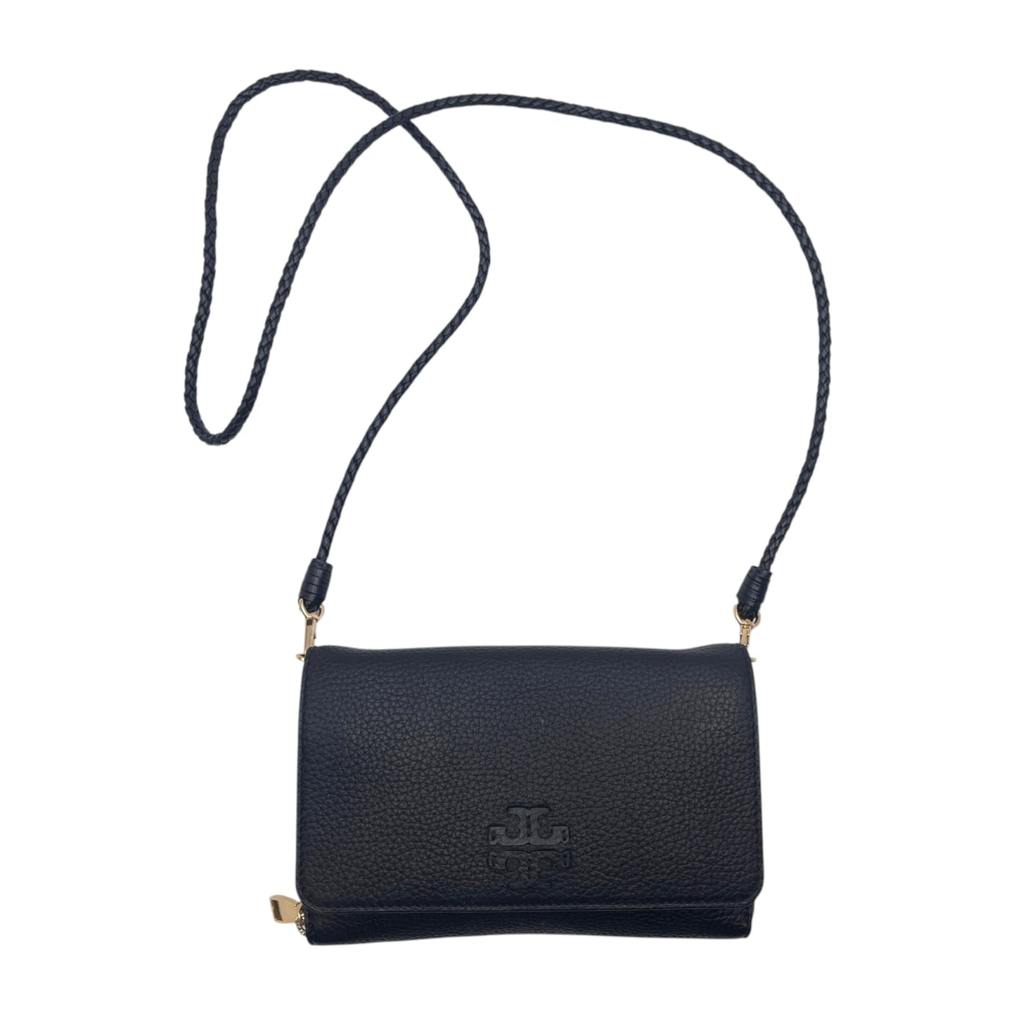 Tory Burch Pebble Leather Wallet Crossbody