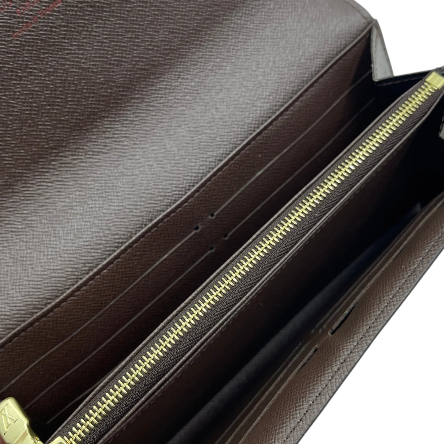 L.V Damier Ebene Sarah Wallet