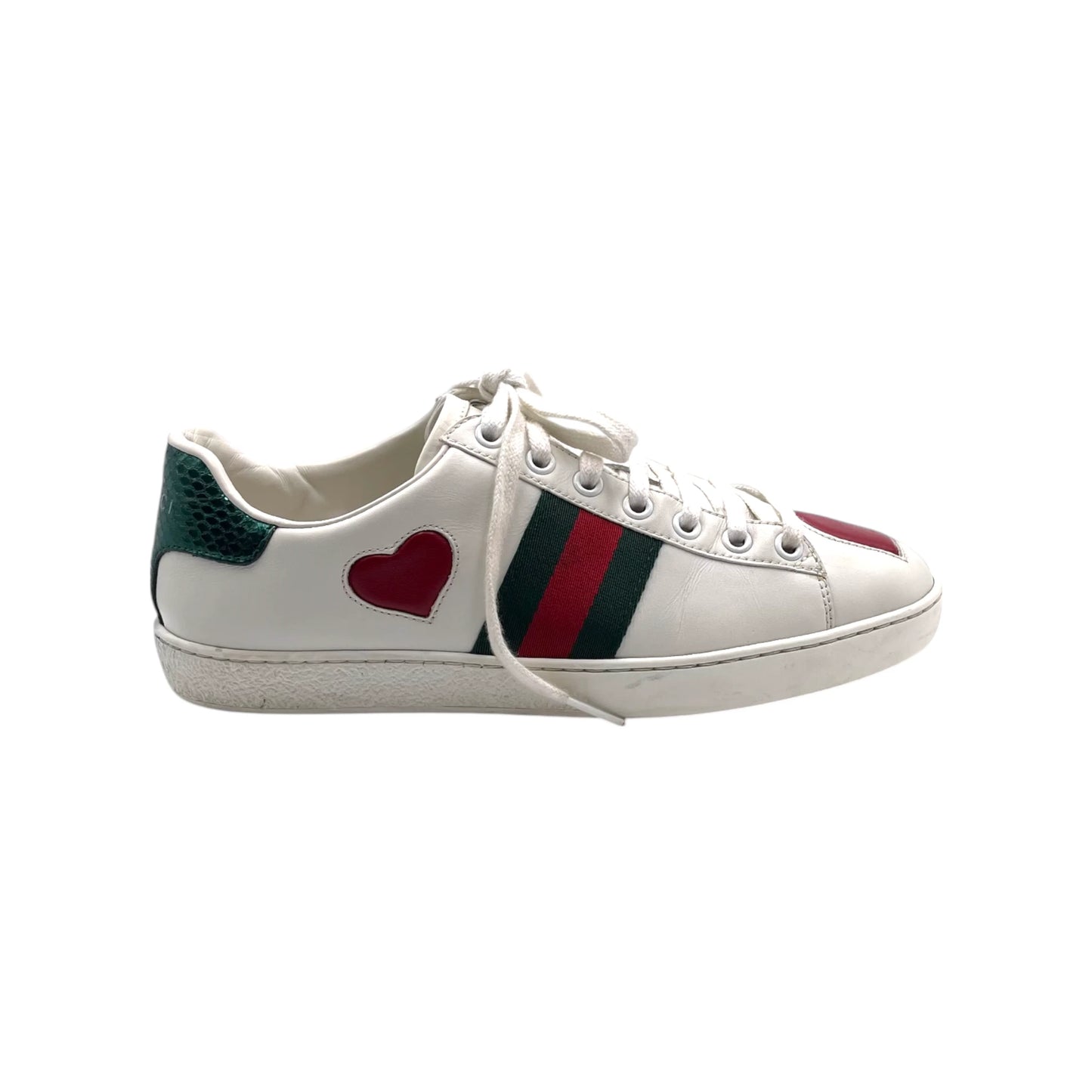 Gucci Ace Embroidered Hears Women's Snkr
