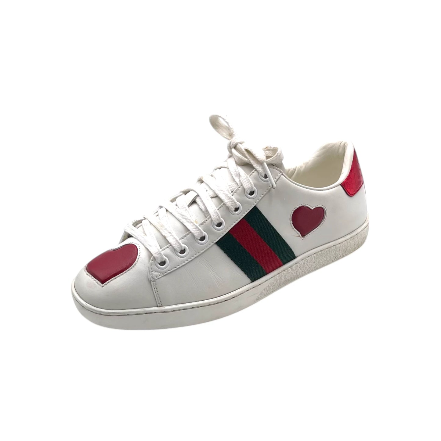 Gucci Ace Embroidered Hears Women's Snkr