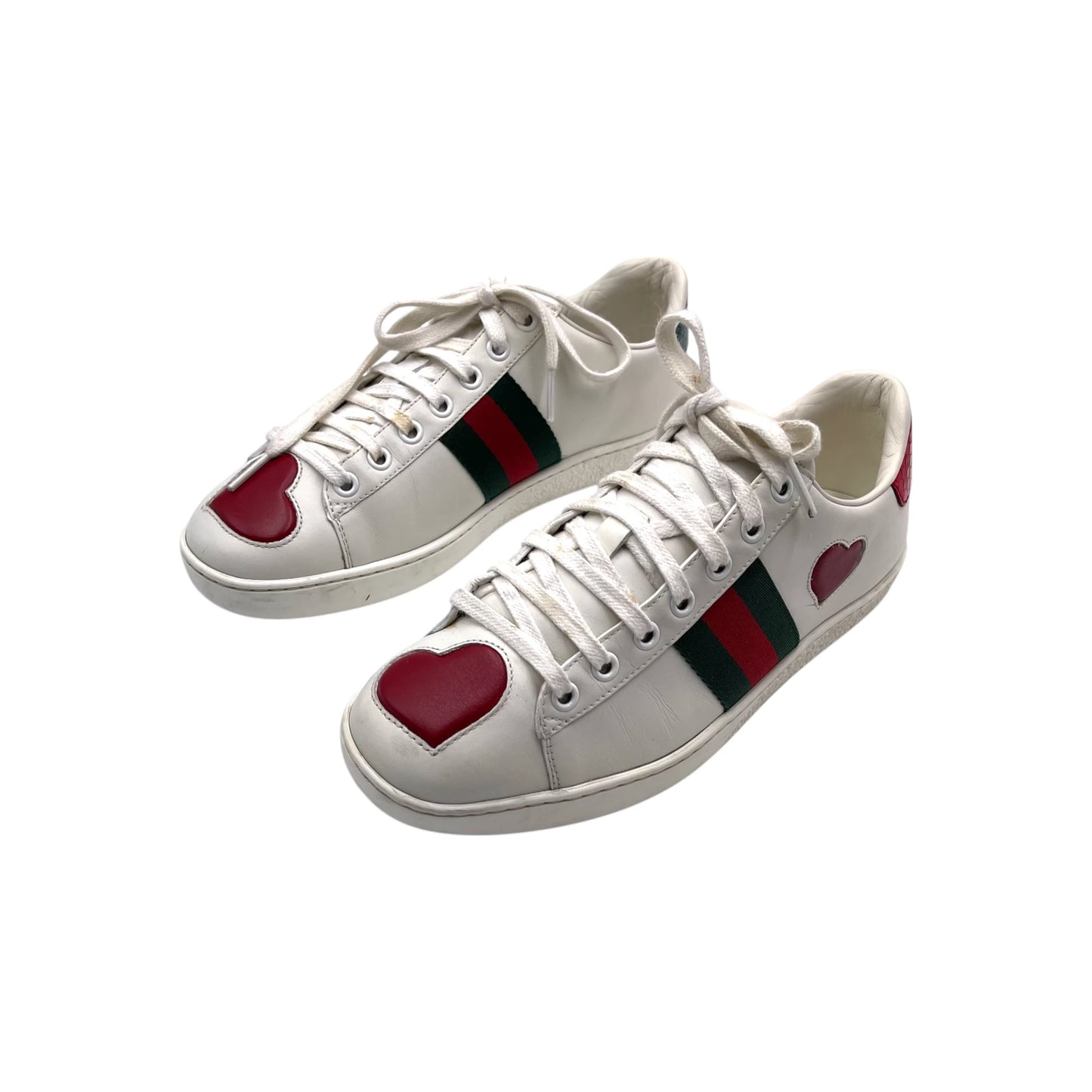 Gucci Ace Embroidered Hears Women's Snkr