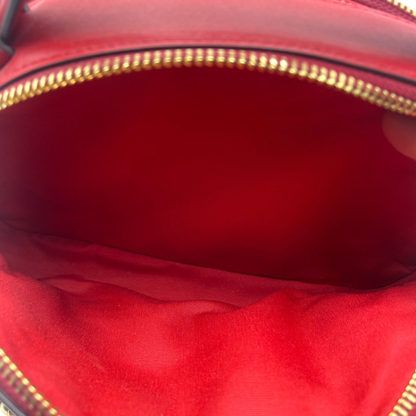 Coach Red Linear Quilt Serena Bag