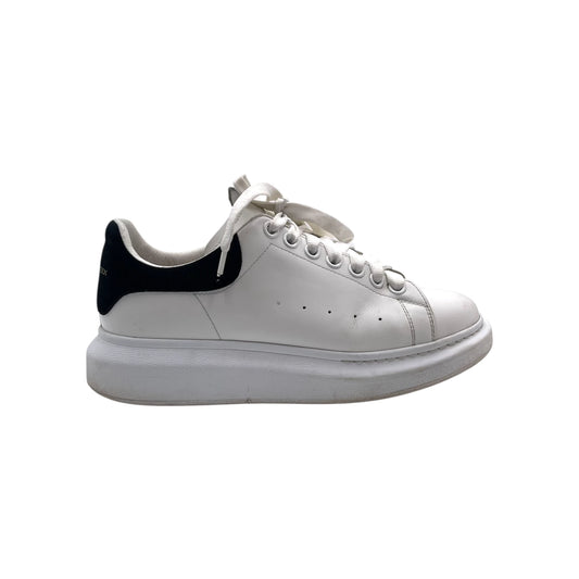 McQueen White Leather with Black Suede Wom Snkr