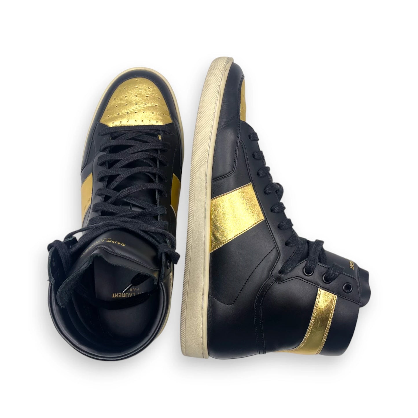 YSL Black Gold Hi Top