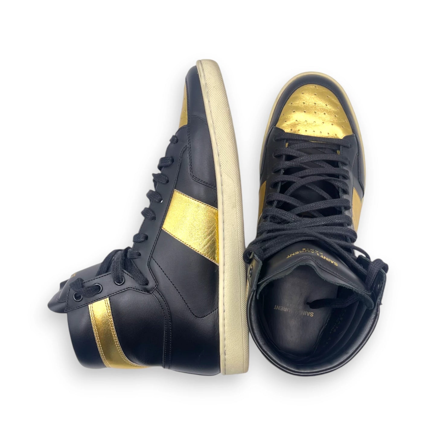 YSL Black Gold Hi Top