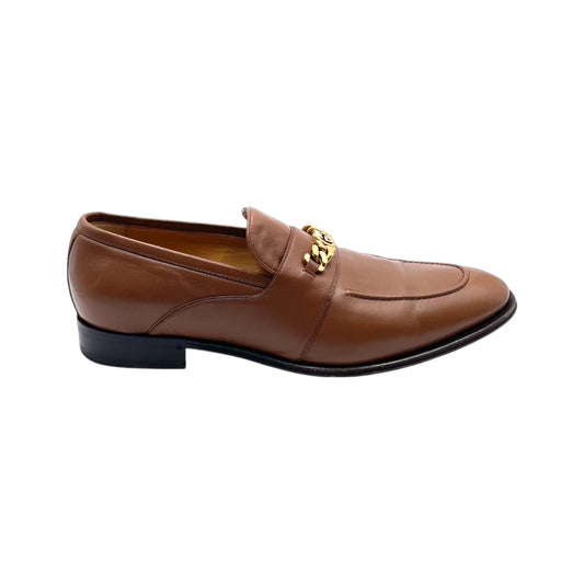 Gucci Brown Interlocking G Chain Loafer Men's
