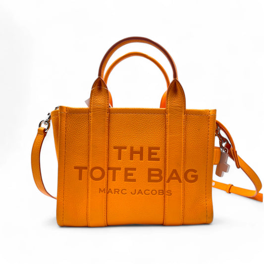 Marc Jacobs Orange "The Tote Bag" Leather