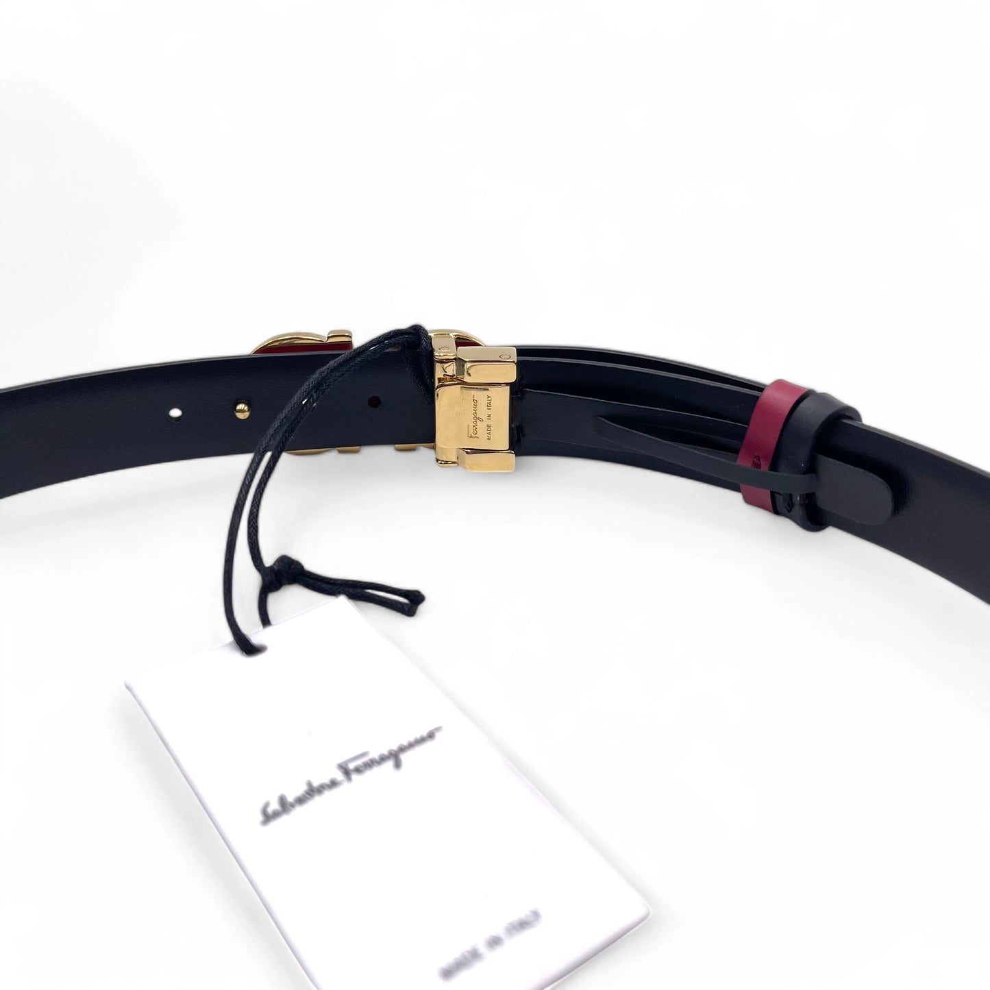 Ferragamo Gancini Reversible Belt 75