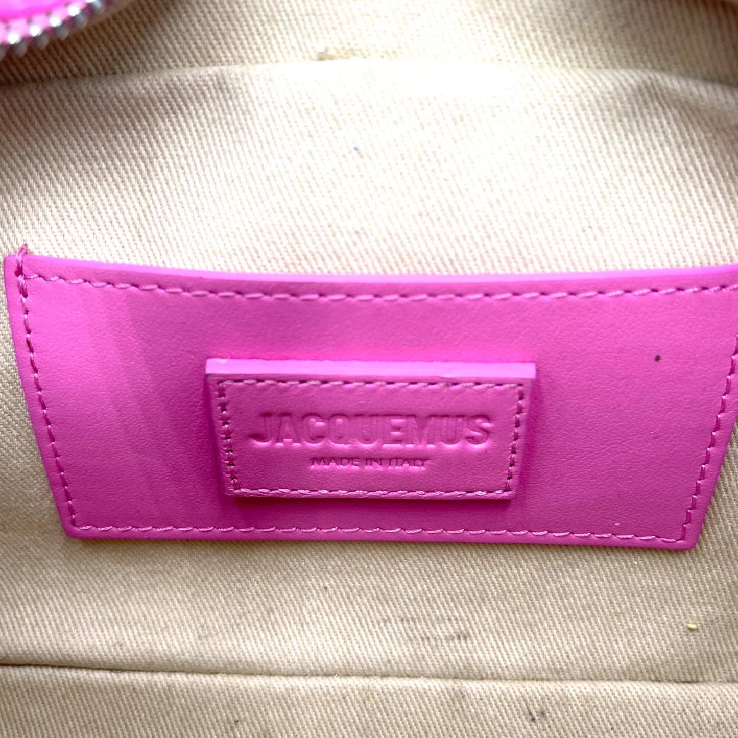 Jacquemus Pink Le Baneto Bag