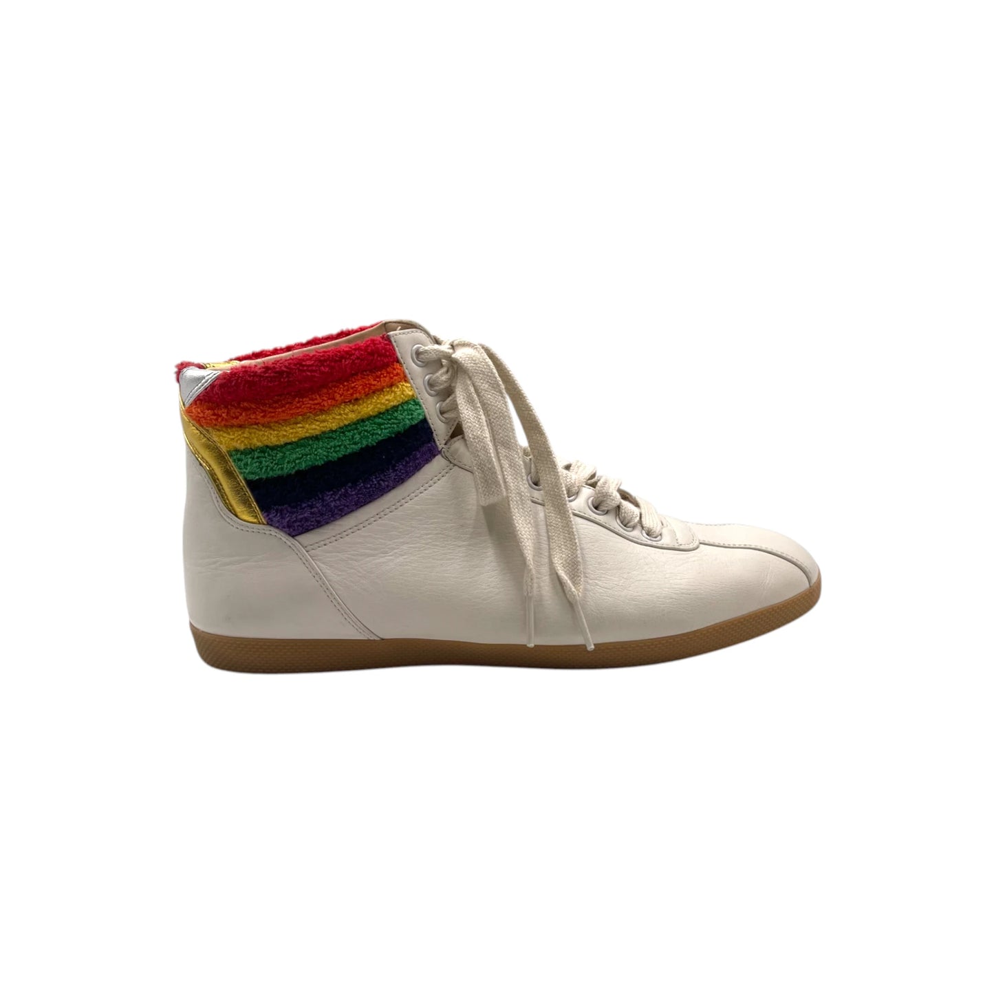 Gucci Rainbow Leather High-Top Men's Snkr