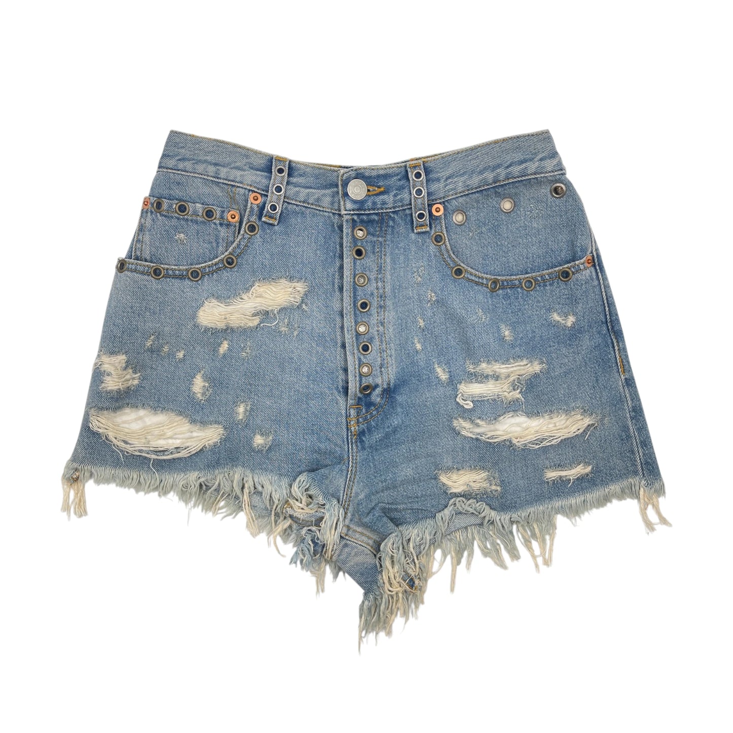 Gucci Distressed Denim Short