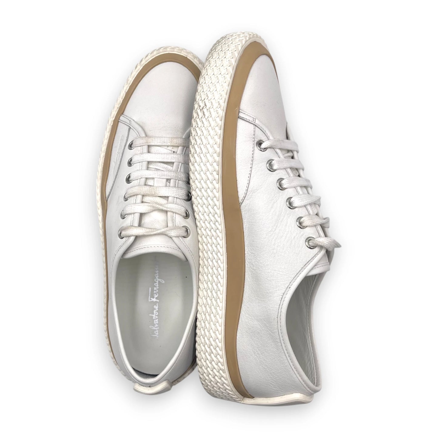 Ferragamo Textured Sole Sneakers