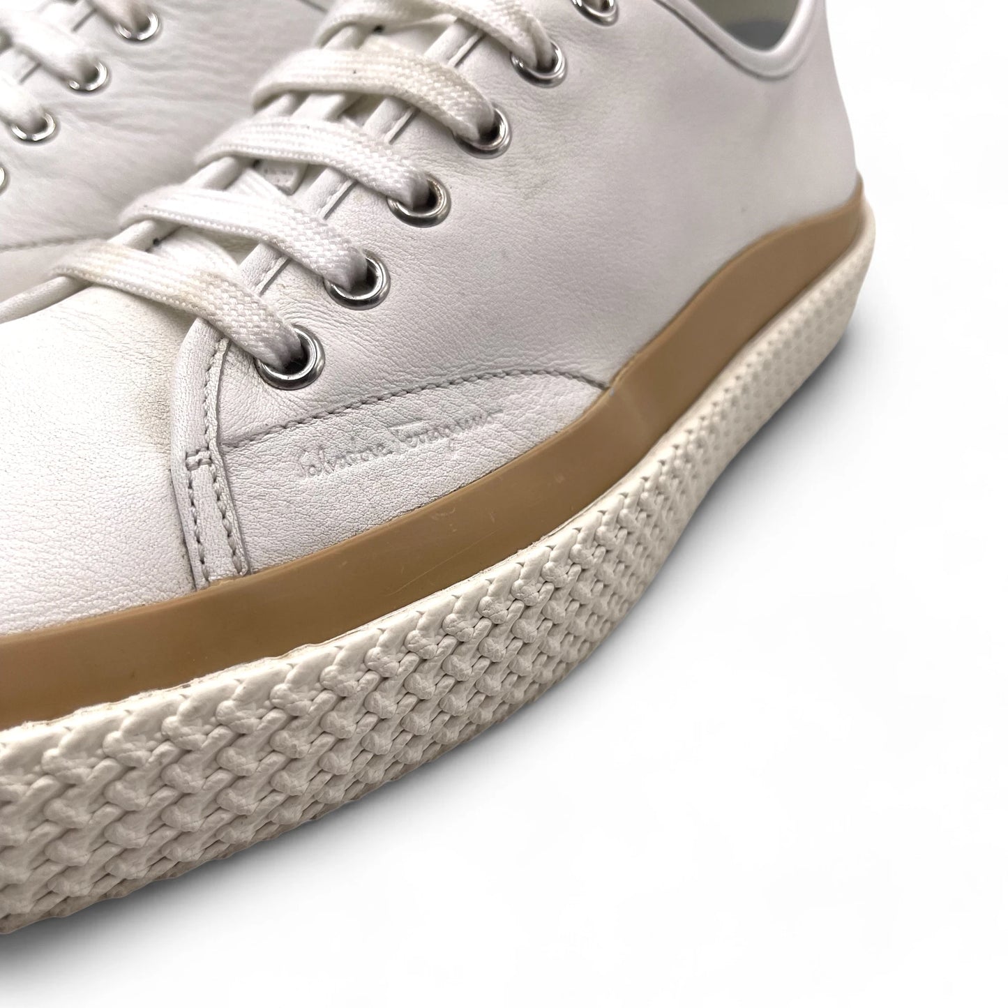 Ferragamo Textured Sole Sneakers