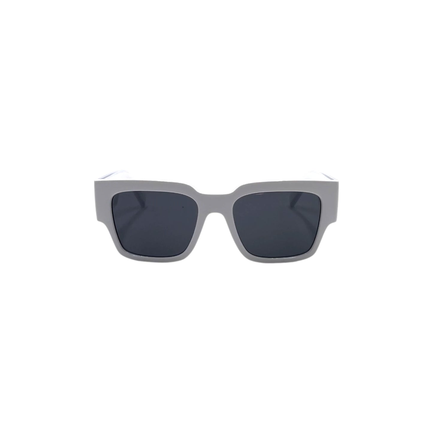 D&G DG6184 White Square Frame Men's Sunglasses