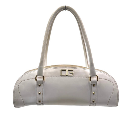 D&G White Leather Shoulder Bag