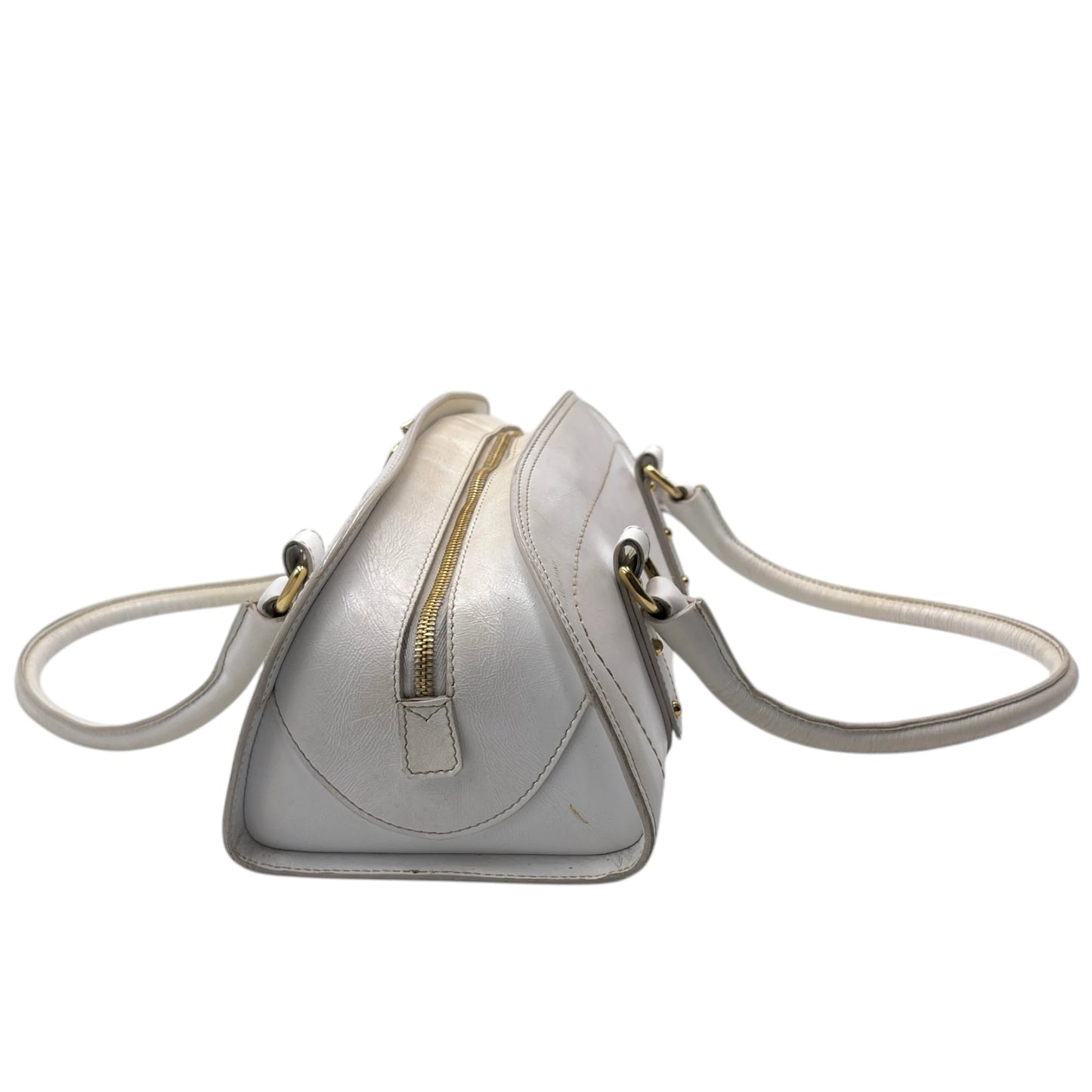 D&G White Leather Shoulder Bag