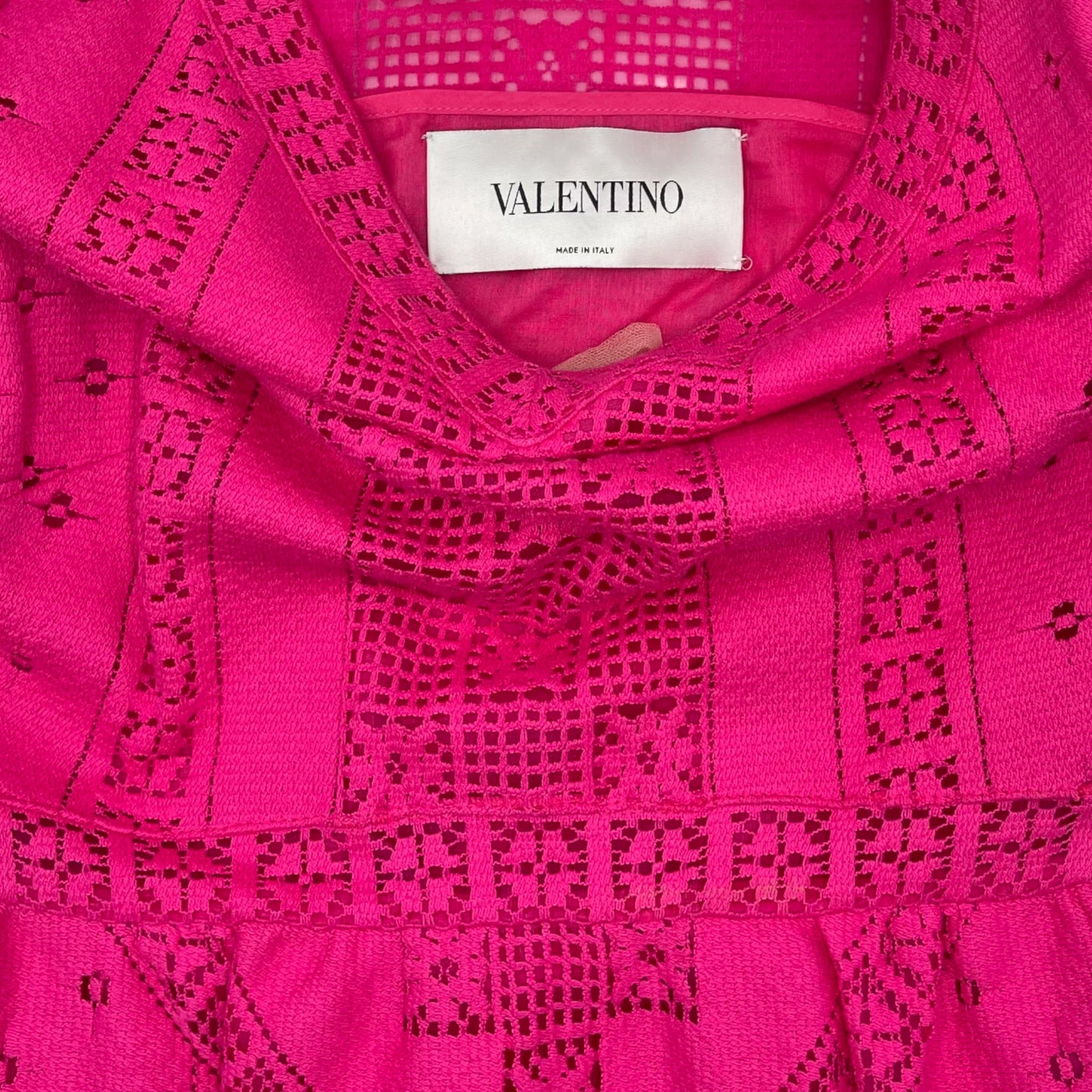 Valentino Pink Cotton Dress