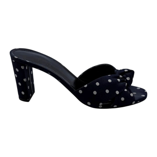 Saint Laurent Bianca Polka-Dot Mule