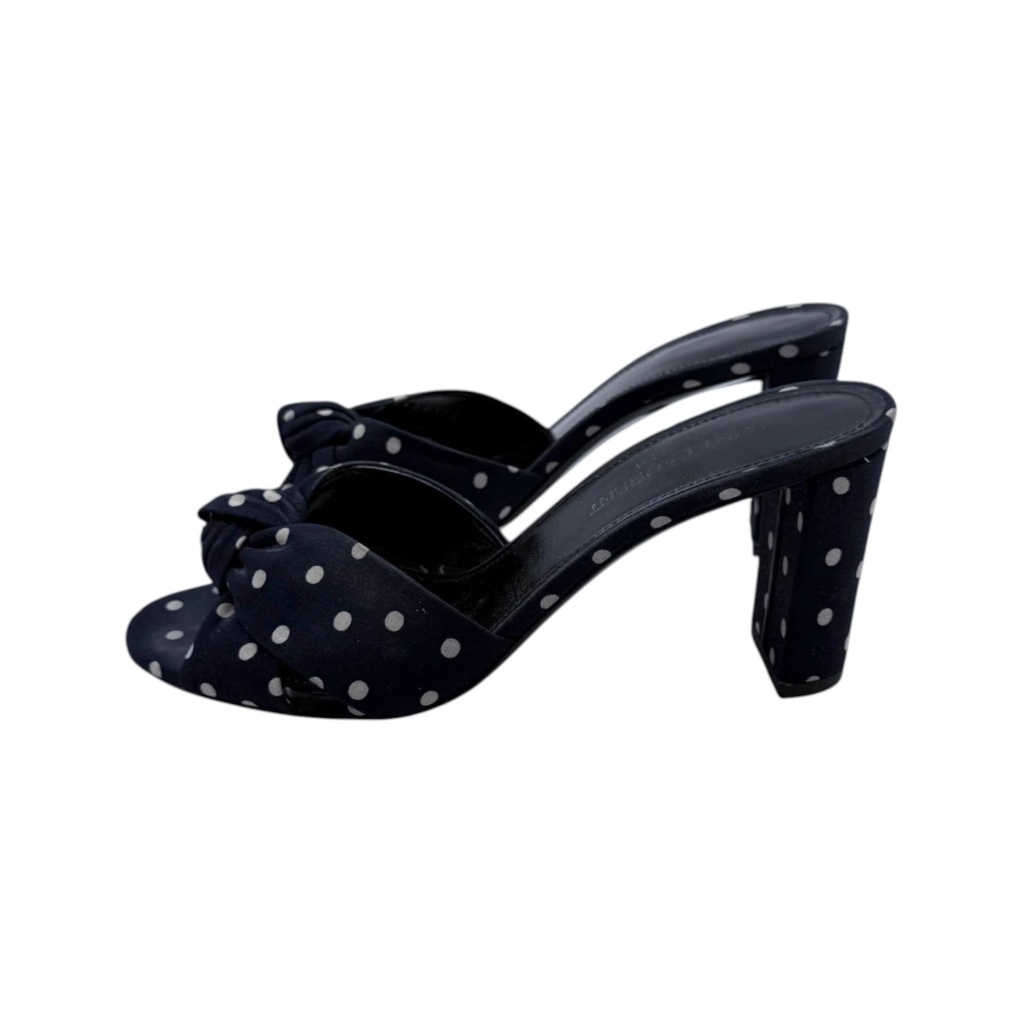 Saint Laurent Bianca Polka-Dot Mule