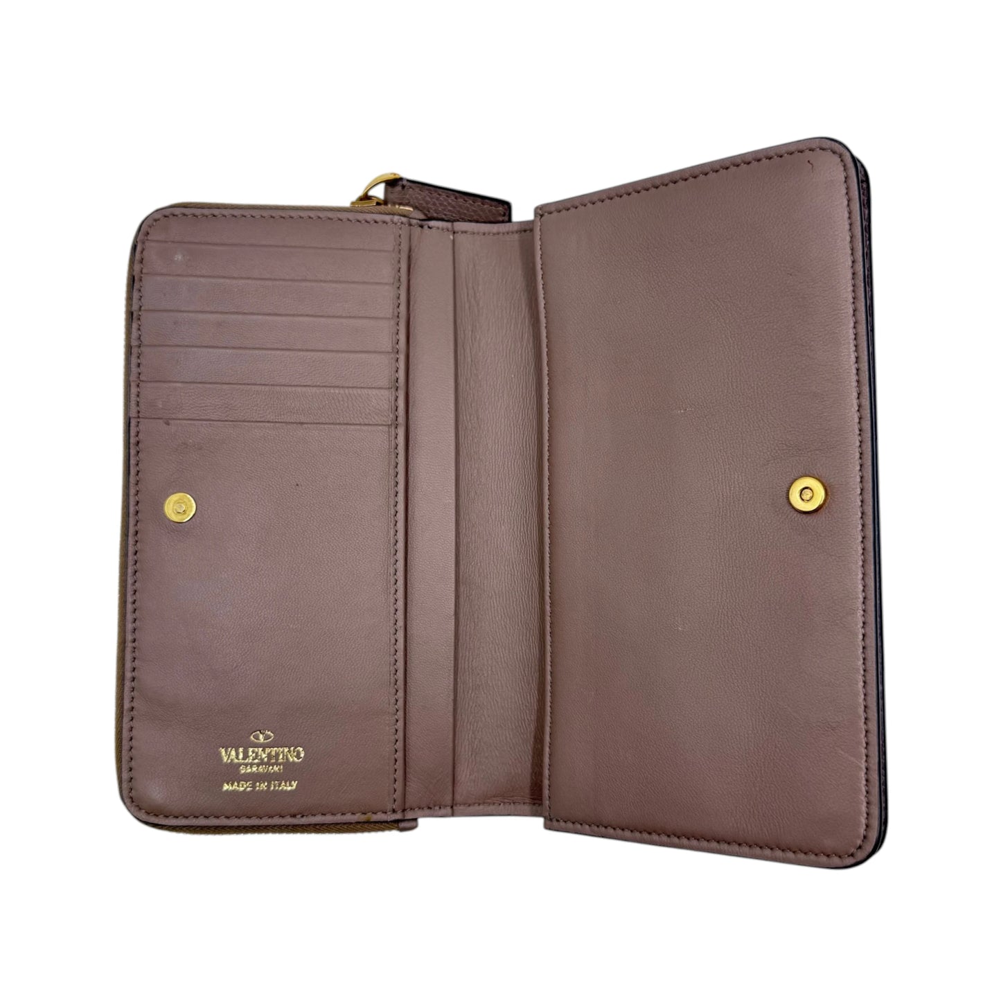 Valentino Garavani Clay Leather Wallet