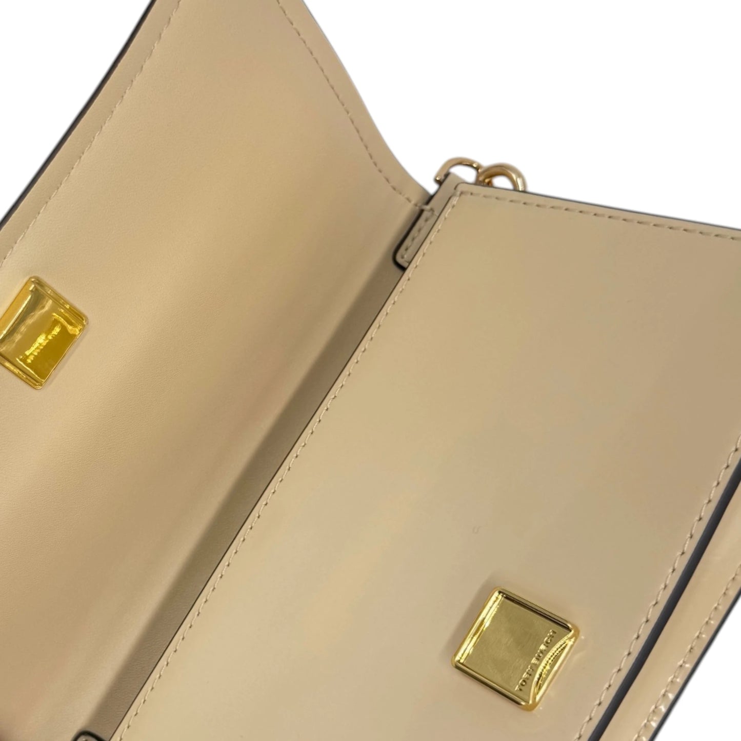 Tory Burch Cream Flap Crossbody Bag