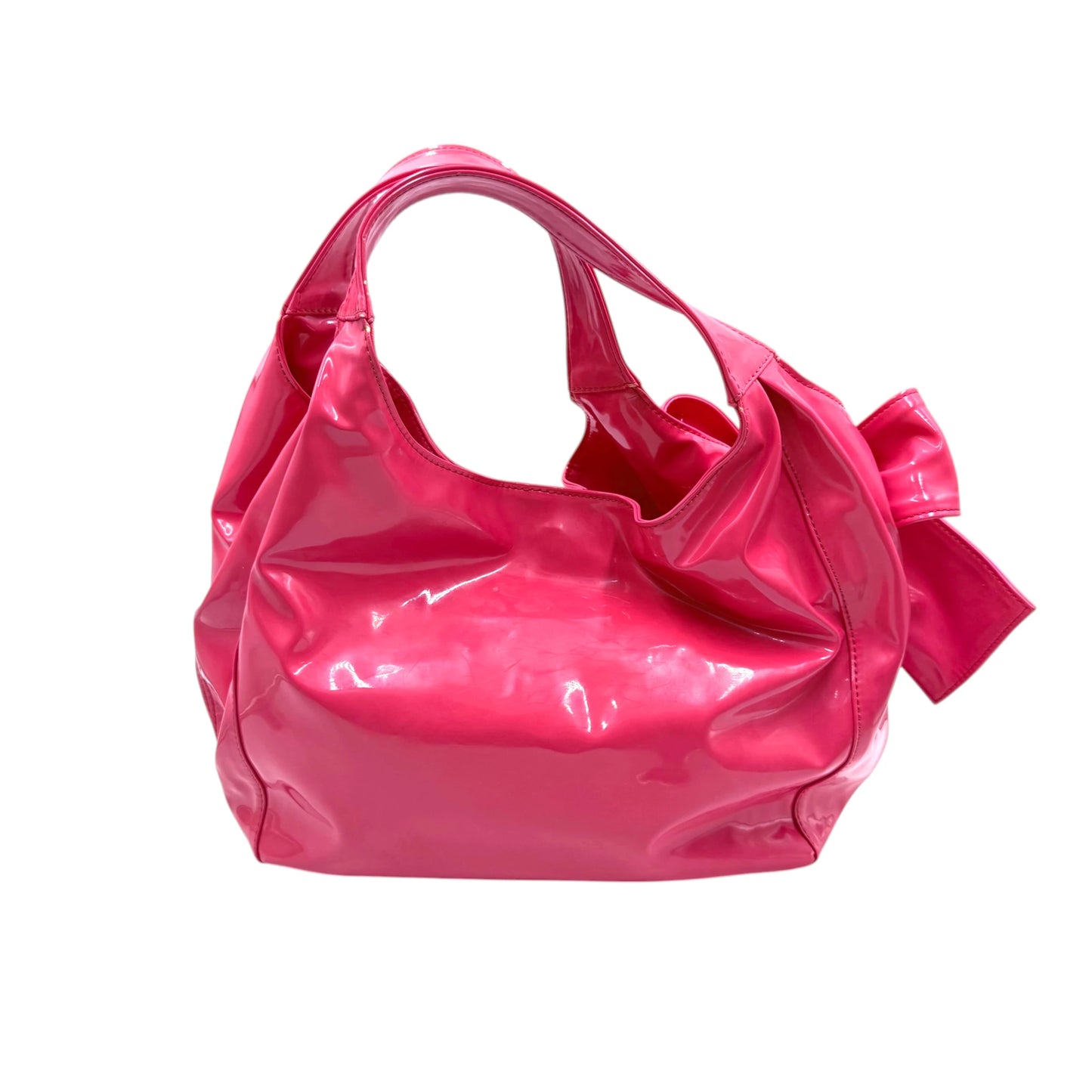 Valentino Garavani Pink Patent Top Handle Bag
