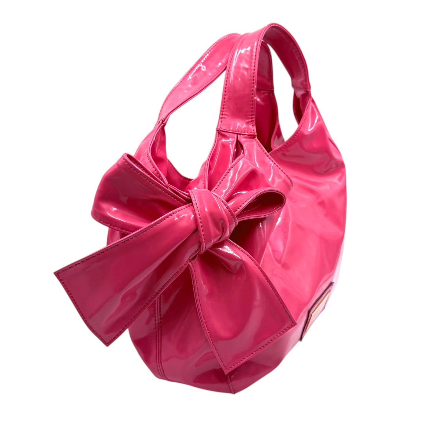 Valentino Garavani Pink Patent Top Handle Bag