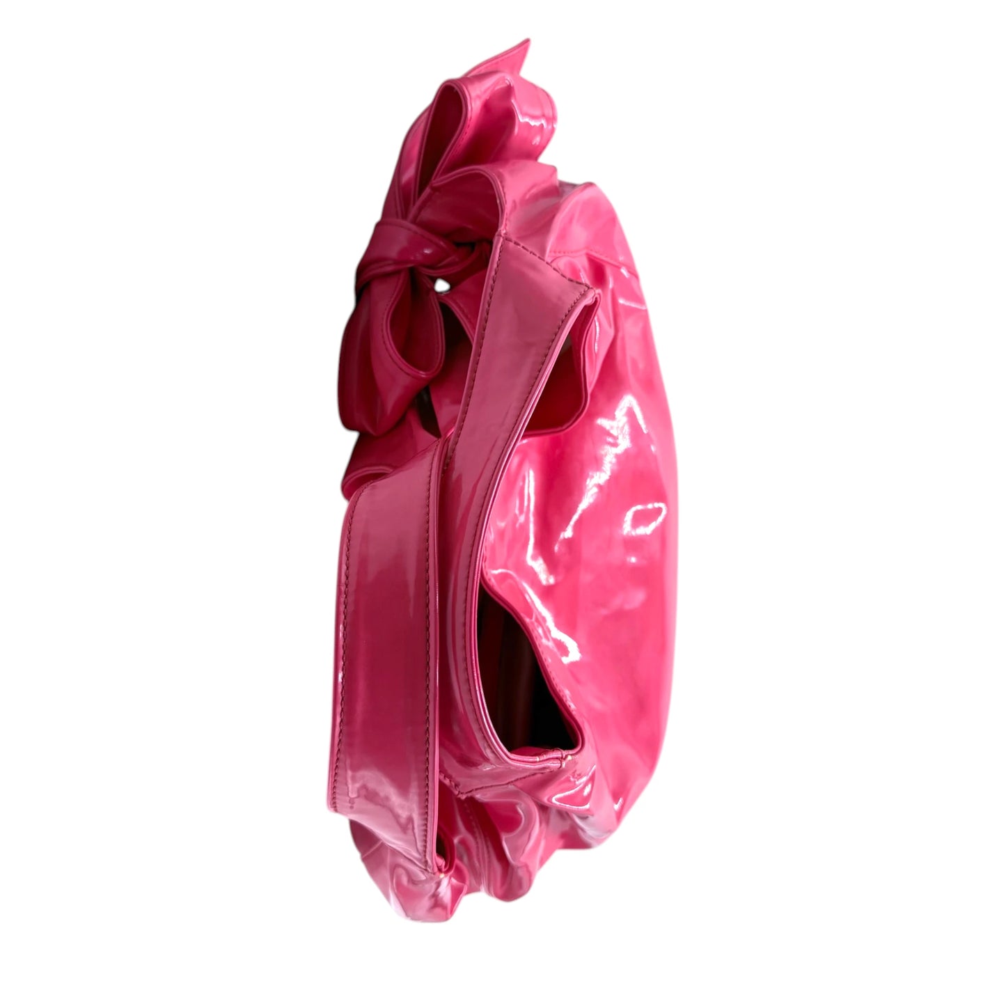 Valentino Garavani Pink Patent Top Handle Bag